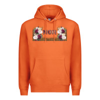 Carrot mom burgundy flowers with leopard Premium Hoodie - TumblerDesignByShophia