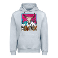 Heather Grey western hey cowboy Urban Hoodie - OliviaCreatesArt