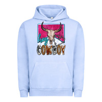 Pigment Grape Ice western hey cowboy Urban Hoodie - OliviaCreatesArt