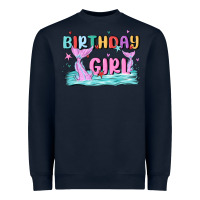 Navy birthday girl Heavyweight Sweatshirt - MaliasSmallBusiness