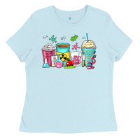 Baby Blue science teacher coffee cups Ladies Tee - Zillion Design Studio