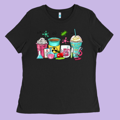 Science Teacher Coffee Cups Ladies Tee Designed By Zillion Design Studio