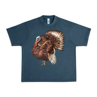 Midnight Navy Bourbon Red Turkey Urban Heavy Tee - LillyAllenDesigns