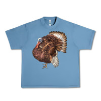 Pebble Blue Bourbon Red Turkey Urban Heavy Tee - LillyAllenDesigns