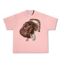 Salmon Bourbon Red Turkey Urban Heavy Tee - LillyAllenDesigns
