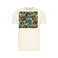 Vintage Arctic western cowhide sunflower baby cow Vintage Tee - BarkalooDesign