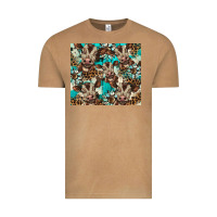 Vintage Camel western cowhide sunflower baby cow Vintage Tee - BarkalooDesign