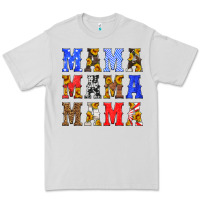 Dove Grey mama american flag 4th of july Premium Tee - HRA Design Shop