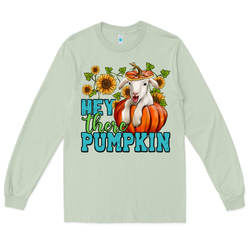 Hey There Pumpkin Lamb Long Sleeve Tee by NancyCooperArtShop | Teevron