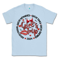 Dusty Blue girl's trip Classic Tee - MaliasSmallBusiness