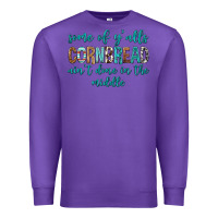 Purple Some of Y'alls Cornbread Ain't Done In Middle Premium Sweatshirt - texasbilliewilder