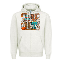 Fall Autumn Leopard Aunt Zipper Hoodie | Teevron