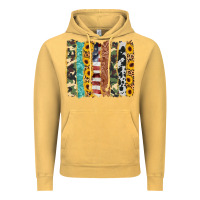 Vintage Mustard western brushstroke Vintage Hoodie - AdoDesignShop
