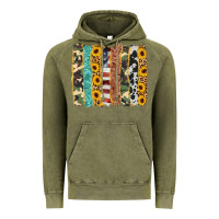Vintage Olive western brushstroke Vintage Hoodie - AdoDesignShop