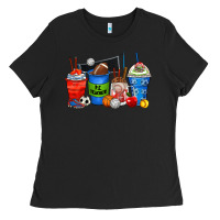 Black p.e. teacher coffee cups Ladies Tee - Zillion Design Studio