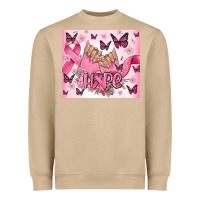 Mushroom breast cancer nails hope Heavyweight Sweatshirt - MaliasSmallBusiness