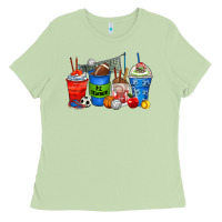 Matcha p.e. teacher coffee cups Ladies Tee - Zillion Design Studio