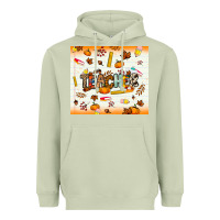 Matcha teacher fall Heavyweight Hoodie - NancyCooperArtShop
