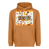 Meerkat teacher fall Heavyweight Hoodie - NancyCooperArtShop