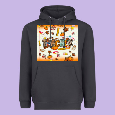 Teacher Fall Heavyweight Hoodie Designed By Nancycooperartshop