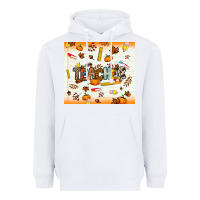 White teacher fall Heavyweight Hoodie - NancyCooperArtShop