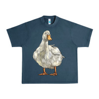 Midnight Navy american pekin duck Urban Heavy Tee - LillyAllenDesigns
