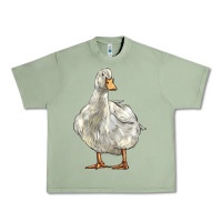 Oil Green american pekin duck Urban Heavy Tee - LillyAllenDesigns