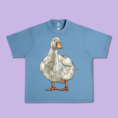American Pekin Duck Urban Heavy Tee Designed By Lillyallendesigns