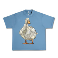 Pebble Blue american pekin duck Urban Heavy Tee - LillyAllenDesigns