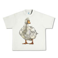 Pistachio american pekin duck Urban Heavy Tee - LillyAllenDesigns