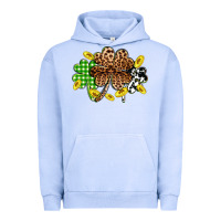 Pigment Grape Ice St. Patrick's Day shamrocks Urban Hoodie - OliviaCreatesArt