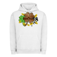 Pigment Lunar Rock St. Patrick's Day shamrocks Urban Hoodie - OliviaCreatesArt