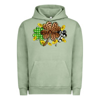 Pigment Oil Green St. Patrick's Day shamrocks Urban Hoodie - OliviaCreatesArt