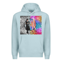 Blue Mist gothic girl and colorful girl best friends Premium Hoodie - TumblerDesignByShophia