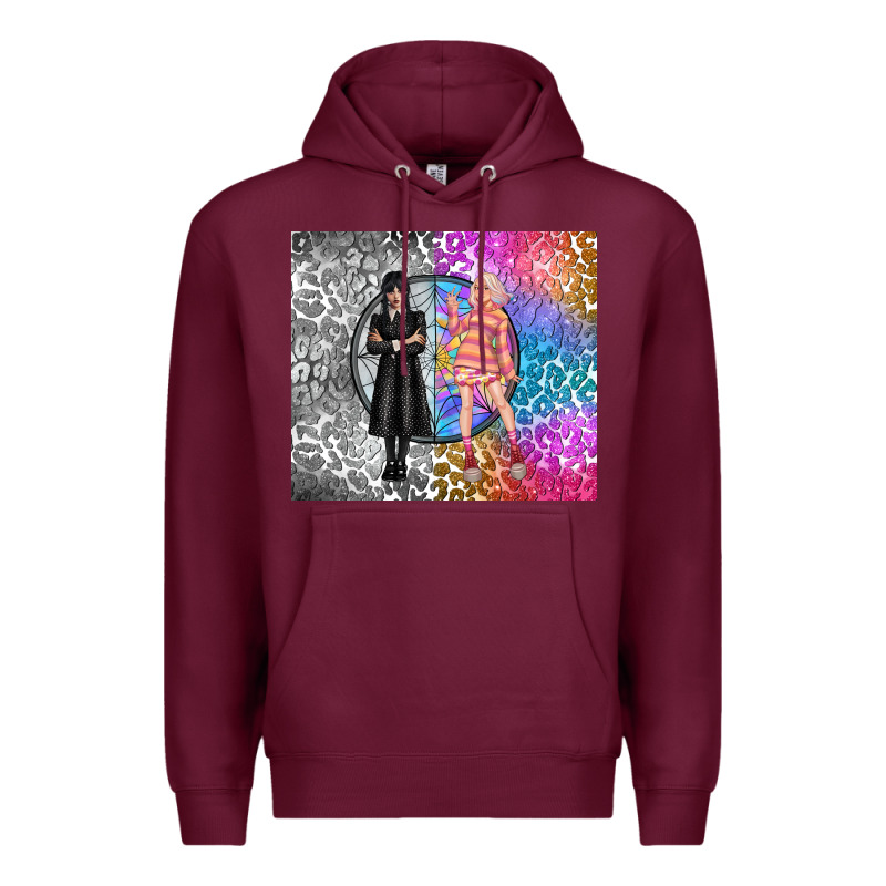 Gothic Girl And Colorful Girl Best Friends Premium Hoodie by TumblerDesignByShophia | Teevron