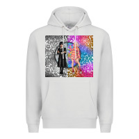 Dove Grey gothic girl and colorful girl best friends Premium Hoodie - TumblerDesignByShophia