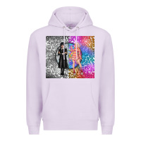 Lilac gothic girl and colorful girl best friends Premium Hoodie - TumblerDesignByShophia