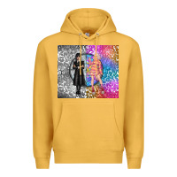 Mustard gothic girl and colorful girl best friends Premium Hoodie - TumblerDesignByShophia