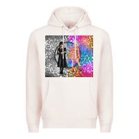 Pale Pink gothic girl and colorful girl best friends Premium Hoodie - TumblerDesignByShophia