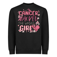 Black cancer picked the wrong girl malia Heavyweight Sweatshirt - MaliasSmallBusiness