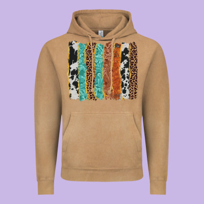 Western Brushstroke Vintage Hoodie Designed By Adodesignshop