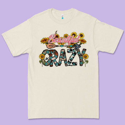 Beautiful Crazy Premium Tee Designed By Cowhidedigitalart