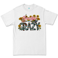 White beautiful crazy Premium Tee - CowhideDigitalArt