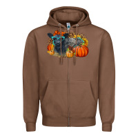 Chestnut Fall Autumn Baby Calf Zipper Hoodie - LillyAllenDesigns
