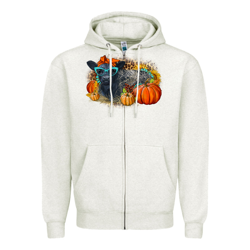 Fall Autumn Baby Calf Zipper Hoodie by LillyAllenDesigns | Teevron