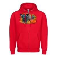 Red Fall Autumn Baby Calf Zipper Hoodie - LillyAllenDesigns