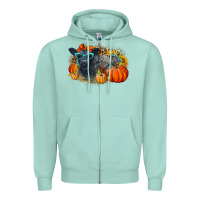 Seafoam Fall Autumn Baby Calf Zipper Hoodie - LillyAllenDesigns