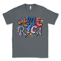 Charcoal Heather America Classic Tee - CowhideDigitalArt