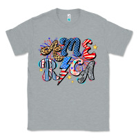 Heather Grey America Classic Tee - CowhideDigitalArt