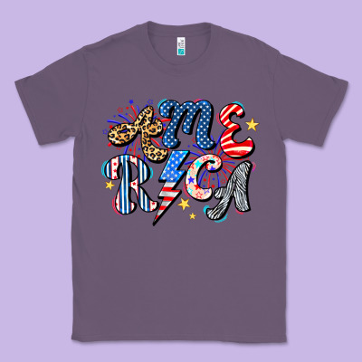 America Classic Tee Designed By Cowhidedigitalart